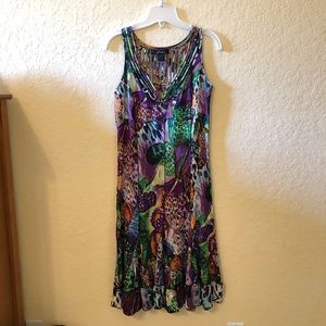 Gorgeous sleeveless butterfly dress